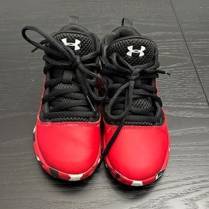 Under Armour red shoes size 11c
